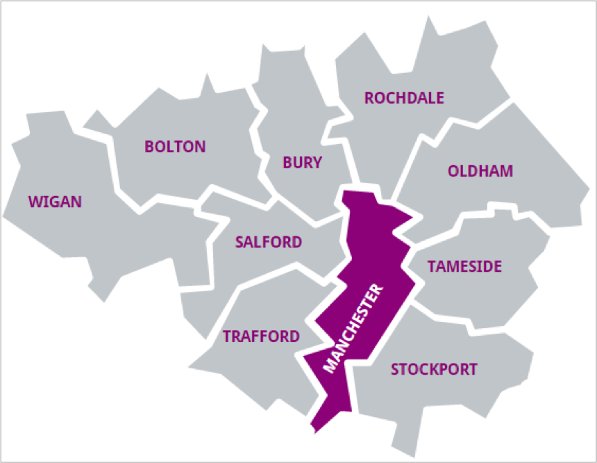 Planning authority area map